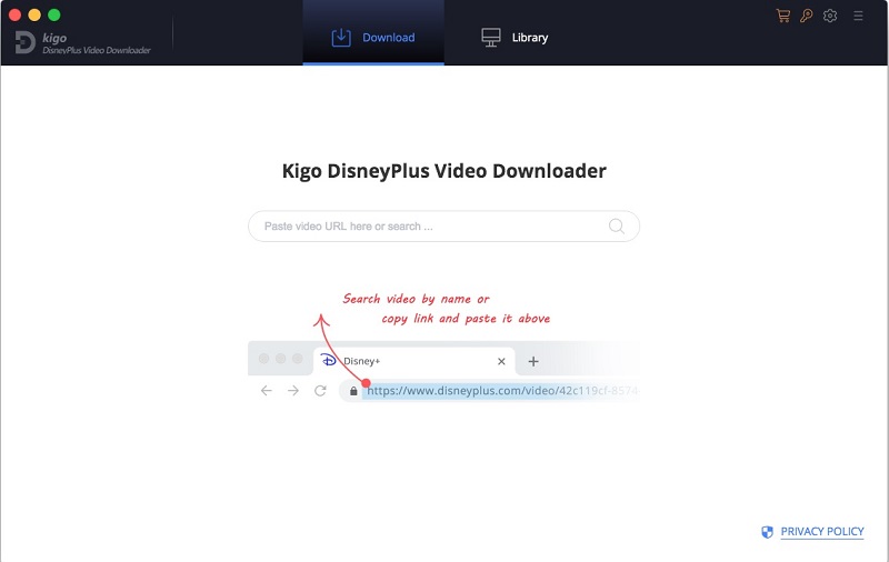 Kigo Disney+ Video Downloader for Mac screenshot