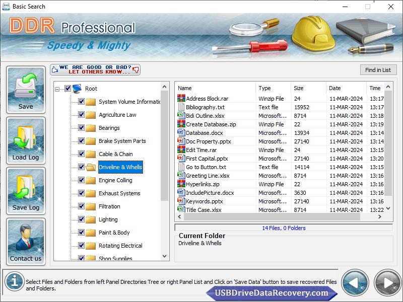 DDR Professional Data Recovery Tool screenshot