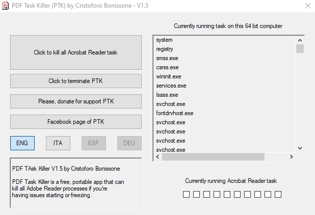 PDF Task Killer screenshot