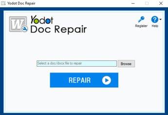 Yodot DOC Repair software screenshot
