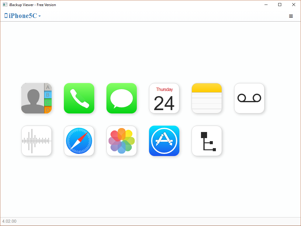 iBackup Viewer for Mac screenshot