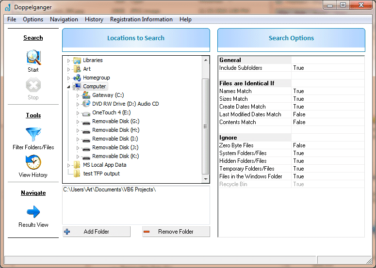 Doppelganger - Duplicate File Finder screenshot