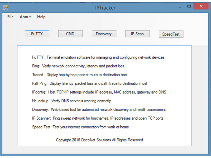 IPTracker screenshot