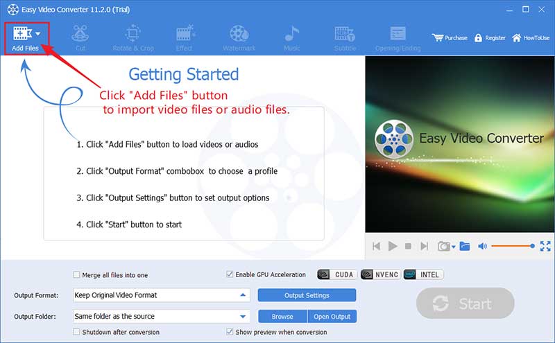 Easy Video Converter screenshot