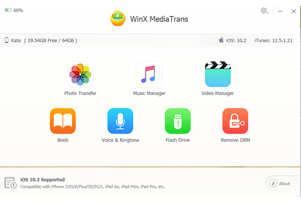 WinX MediaTrans screenshot