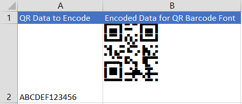 QR Code | Data Matrix | PDF417 for Excel screenshot