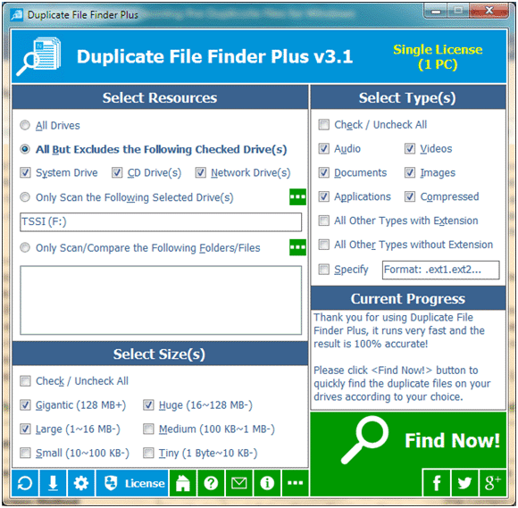Duplicate File Finder Plus screenshot