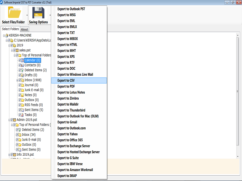 OST Converter Software screenshot