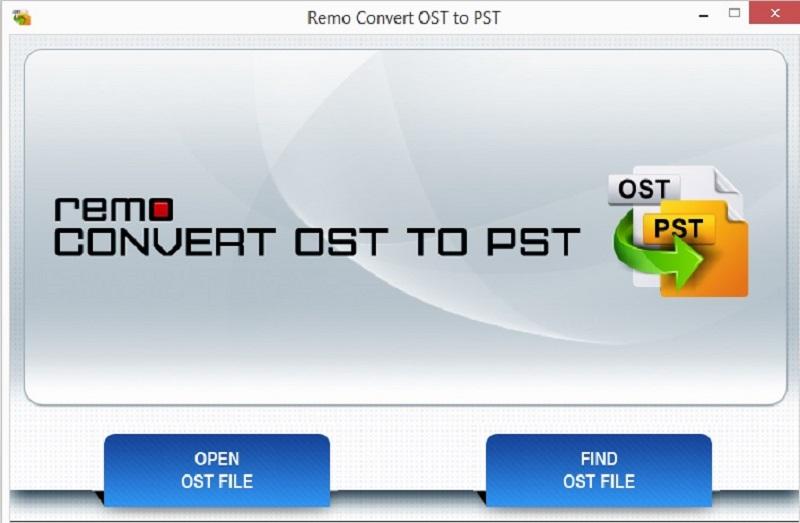 Remo Convert OST to PST screenshot