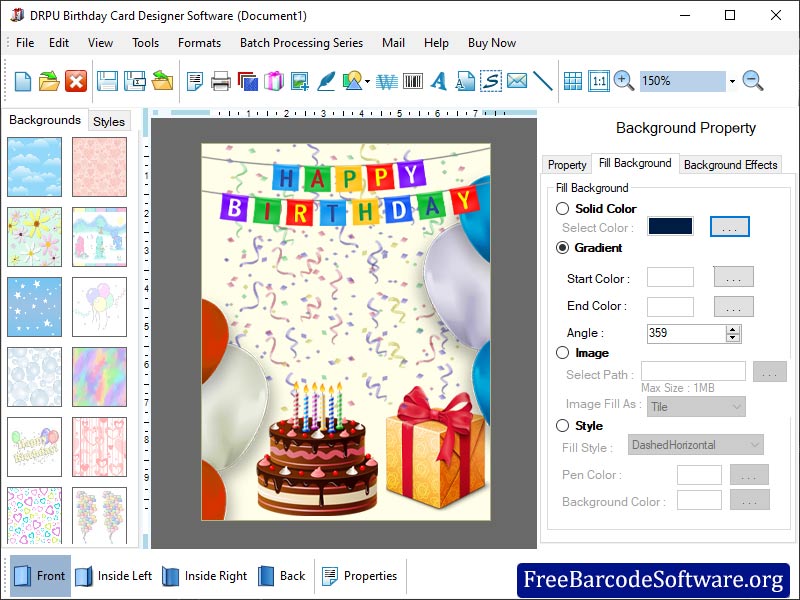 Download Birthday Cards Designing Software 7.2.0.1 for Windows ...