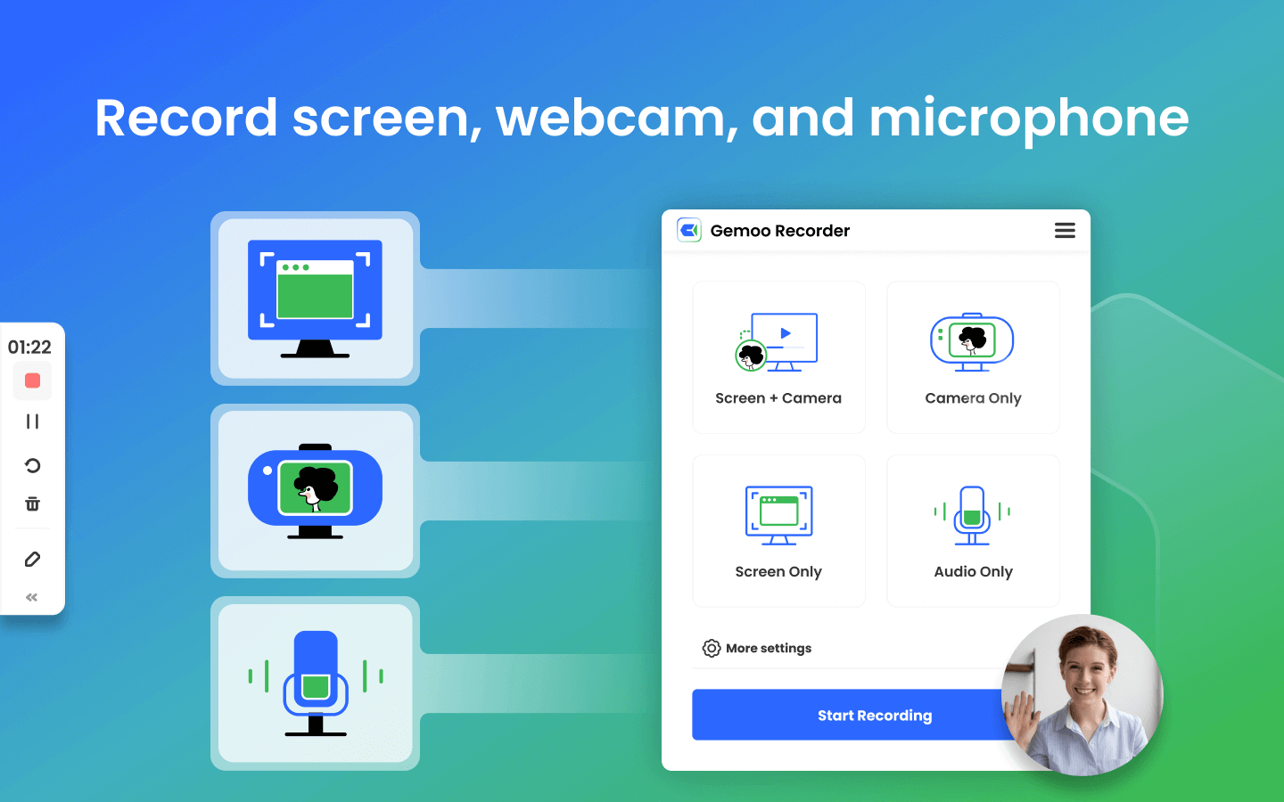 Gemoo Recorder for Mac screenshot