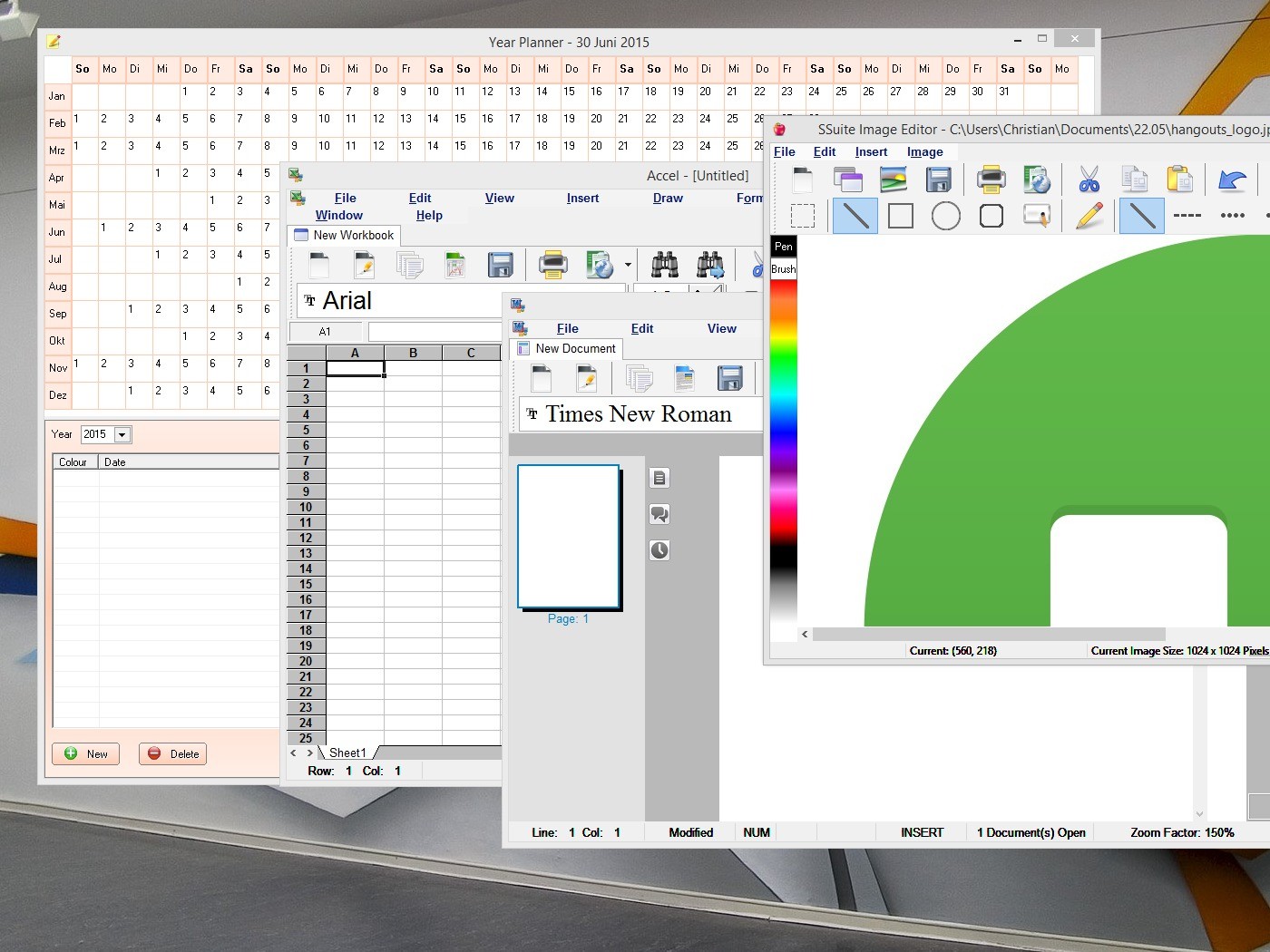 SSuite OmegaOffice HD+ screenshot