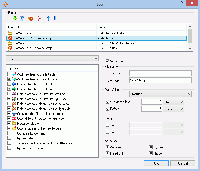 EF AutoSync screenshot
