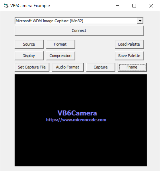 VB6Camera screenshot