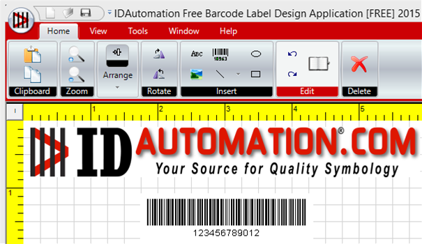 Free Barcode Label Design Software screenshot