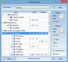 VolumeLock for Vista/7/8 screenshot