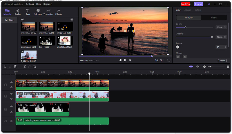 HitPaw Video Editor screenshot