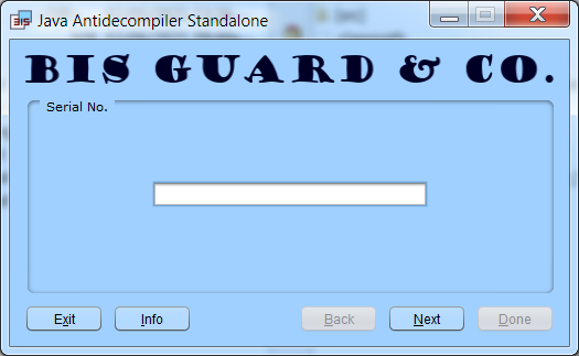 Java Antidecompiler Full screenshot