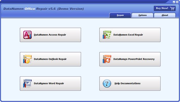 DataNumen Office Repair screenshot