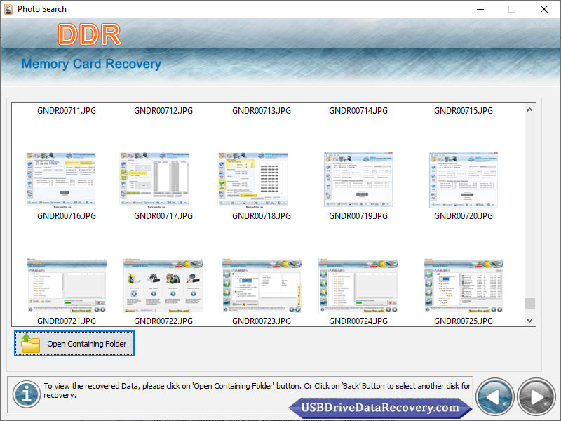 Memory Card Data Recovery App screenshot