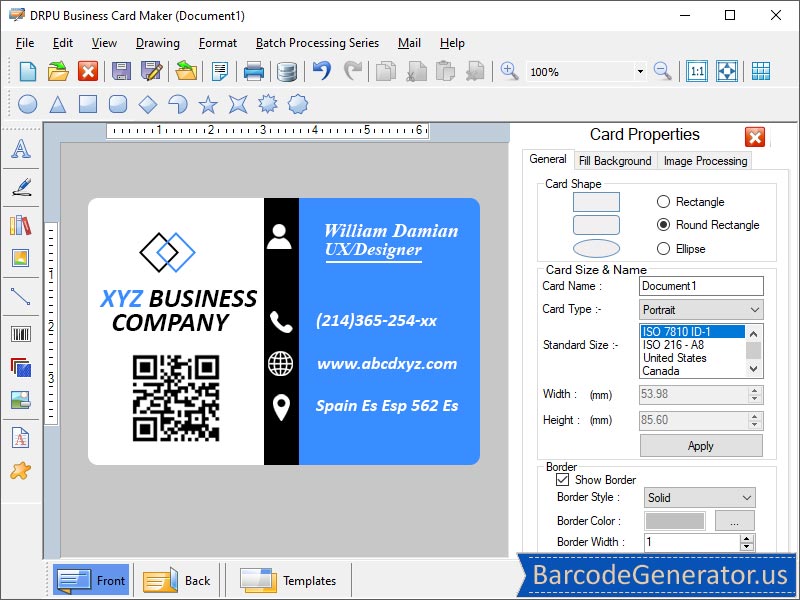 Cards Maker Software screenshot