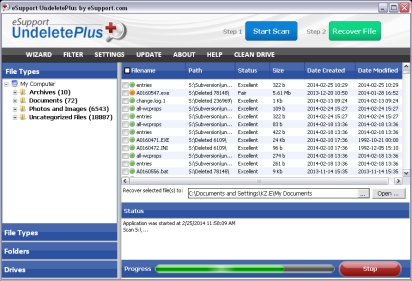 UndeletePlus screenshot