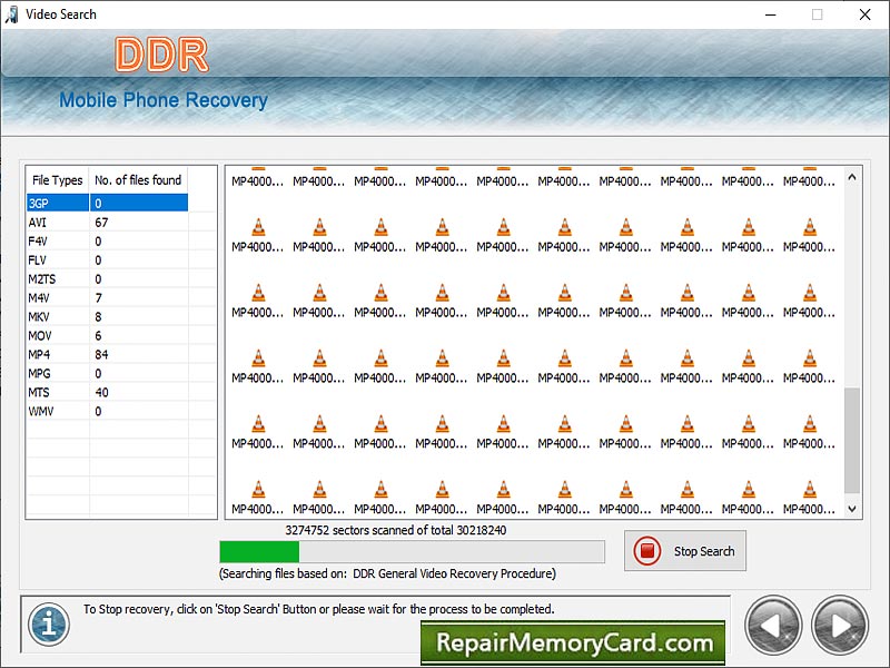 Mobile Phone Data Recovery Software screenshot