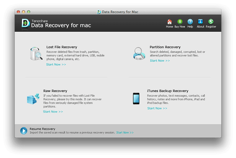 Tenorshare 4DDiG Data Recovery for Mac screenshot