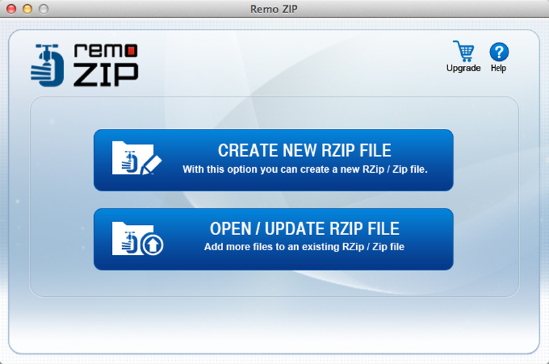 Remo Zip for MAC screenshot