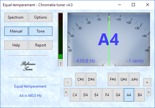 Chromatia tuner screenshot