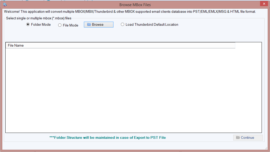 Softaken MBOX to PST Converter screenshot
