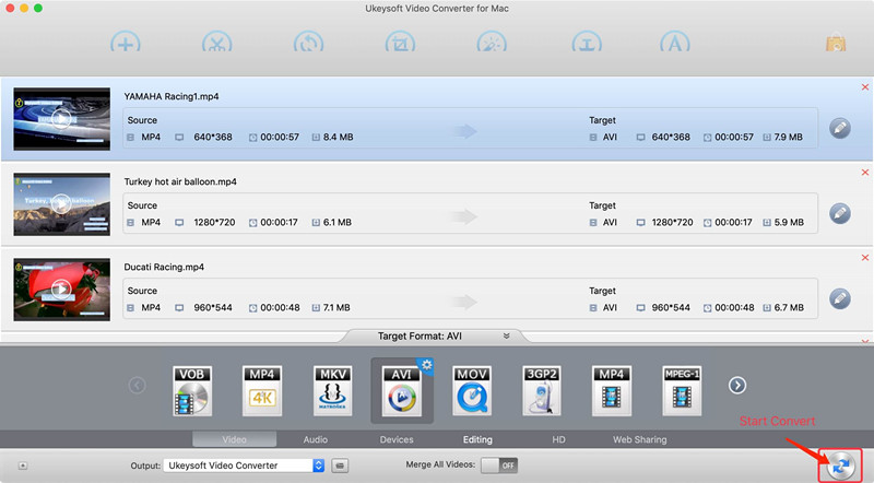 UkeySoft Video Converter for Mac screenshot