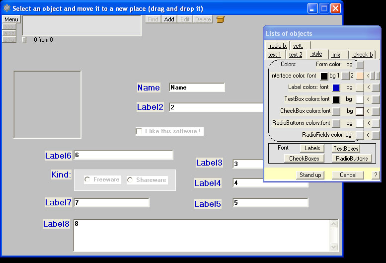Easy Database Constuctor KS screenshot