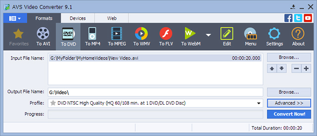 Free AVS Video Converter screenshot