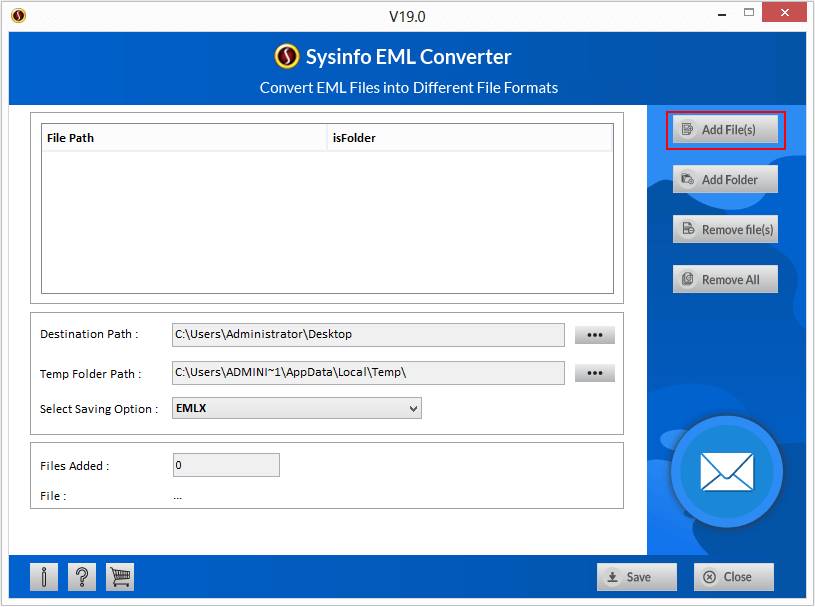 SysInfoTools EML Converter screenshot