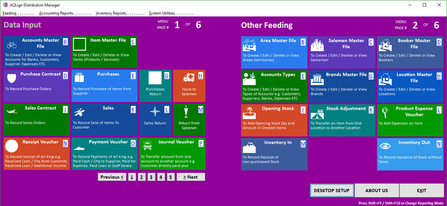 AQLign Distribution Manager screenshot