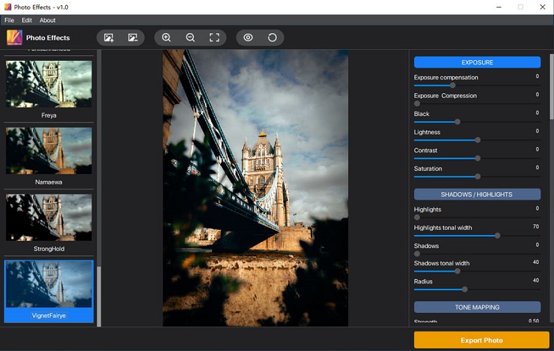 Photo Effects screenshot
