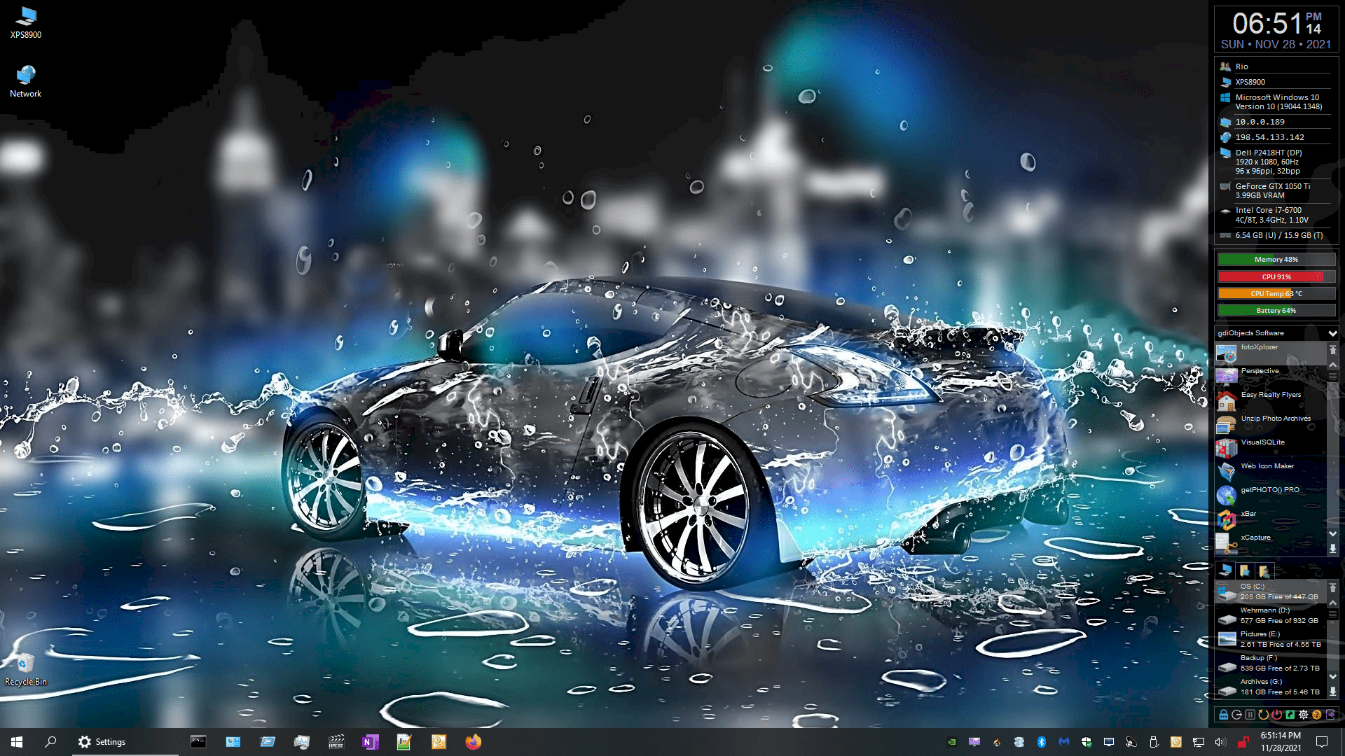 xBar for Windows screenshot