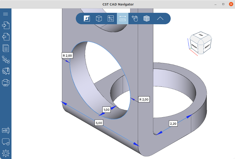 CST CAD Navigator for Linux screenshot