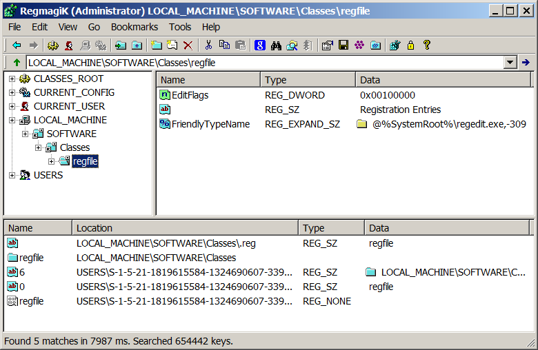 RegmagiK Registry Editor 4 10 4 Softondo