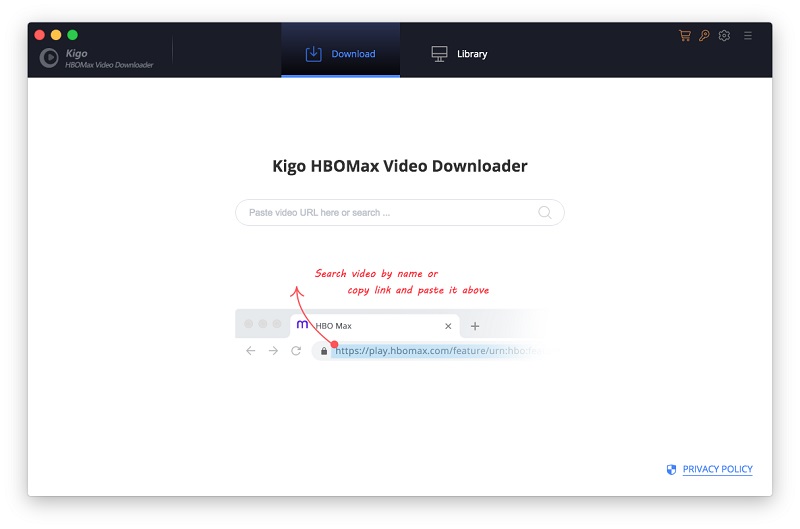 Kigo HBOMax Video Downloader for Mac screenshot