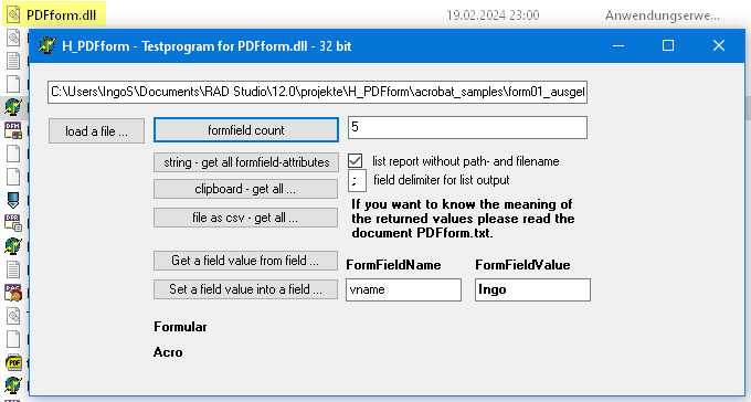 PDFform screenshot