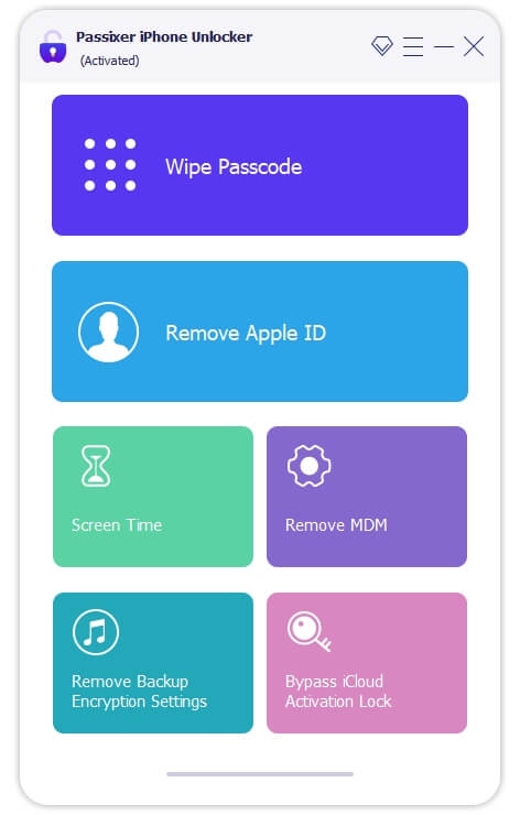 Passixer iPhone Unlocker for Mac screenshot