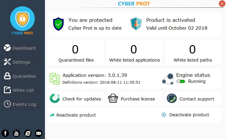 Cyber Prot screenshot