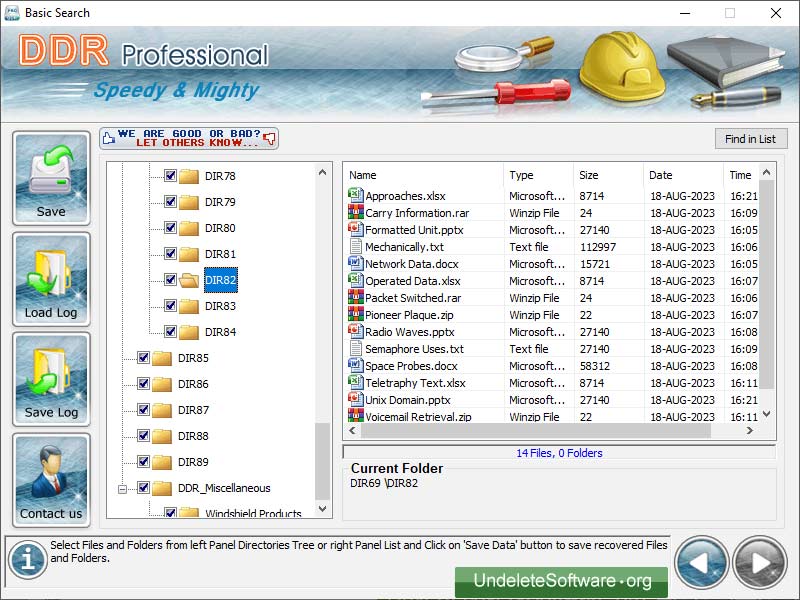 Professional Undelete Software screenshot