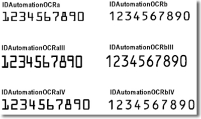 IDAutomation OCR Font Advantage Package screenshot