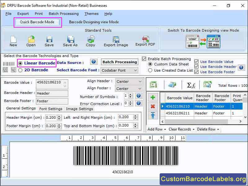 Barcode Label for Manufacturer Industry screenshot