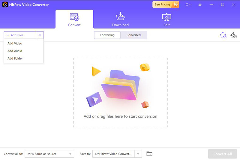hitpaw video converter screenshot