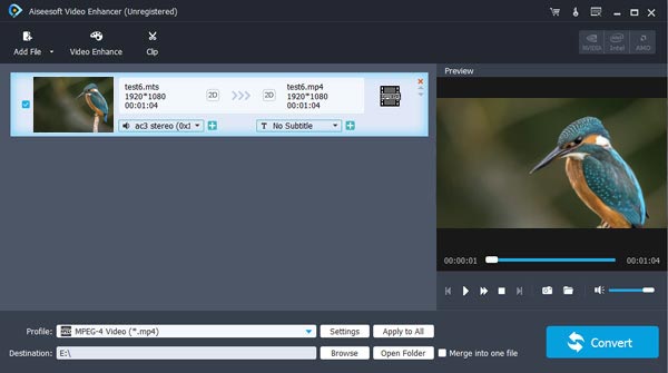 Aiseesoft Video Enhancer screenshot