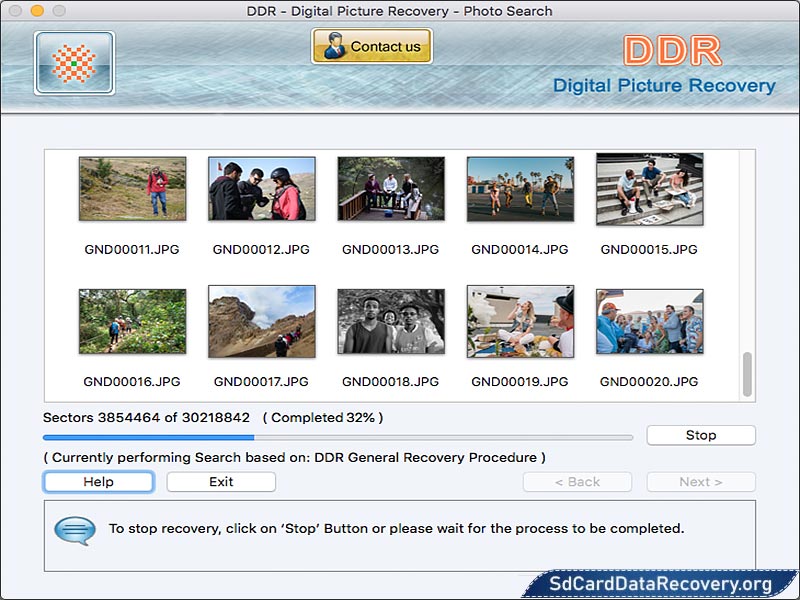 Digital MAC Picture Recovery Software screenshot
